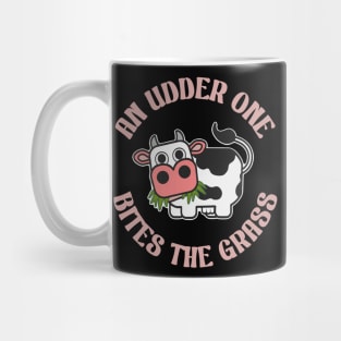 An udder one, bites the grass Mug